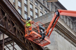 Michigan Central Station Construction